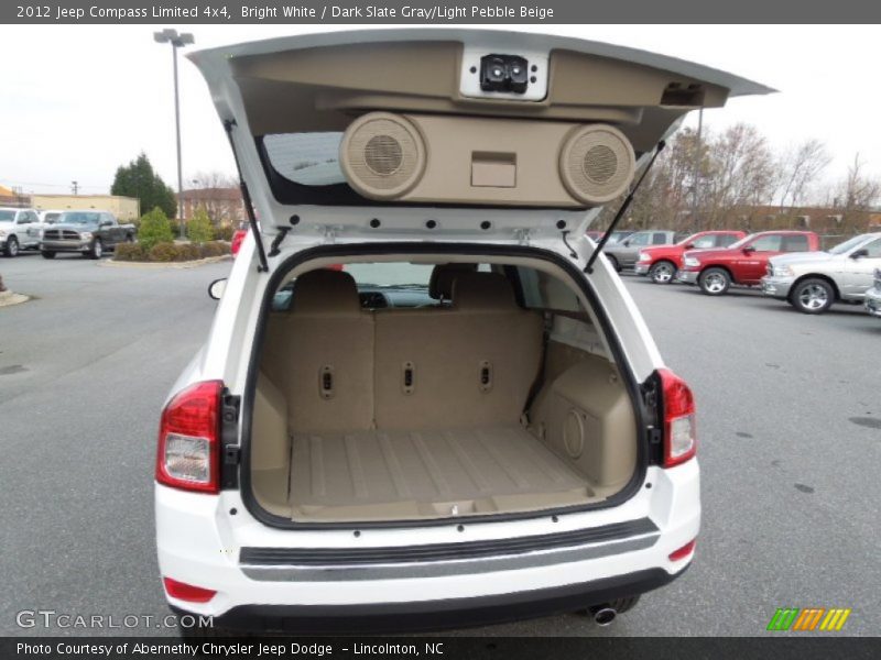 Bright White / Dark Slate Gray/Light Pebble Beige 2012 Jeep Compass Limited 4x4