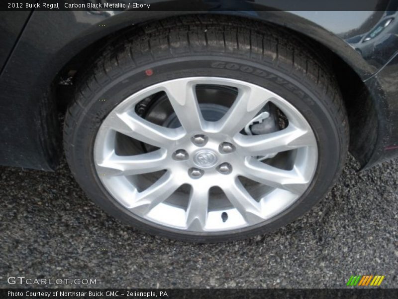 Carbon Black Metallic / Ebony 2012 Buick Regal