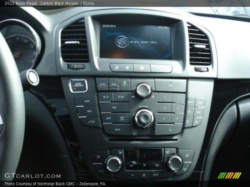 Carbon Black Metallic / Ebony 2012 Buick Regal