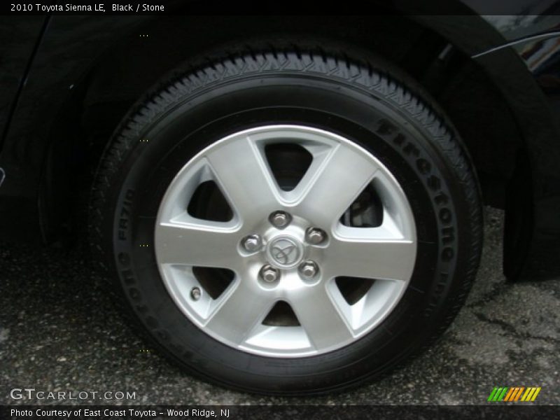 Black / Stone 2010 Toyota Sienna LE