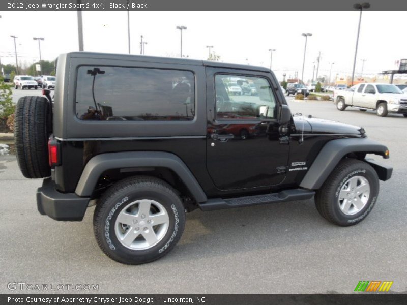 Black / Black 2012 Jeep Wrangler Sport S 4x4