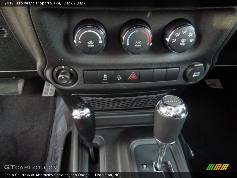 Black / Black 2012 Jeep Wrangler Sport S 4x4