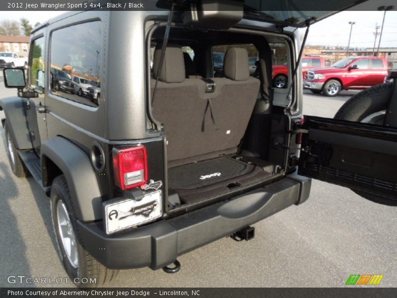 Black / Black 2012 Jeep Wrangler Sport S 4x4