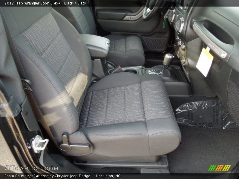 Black / Black 2012 Jeep Wrangler Sport S 4x4