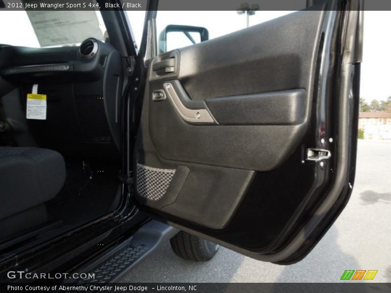 Black / Black 2012 Jeep Wrangler Sport S 4x4