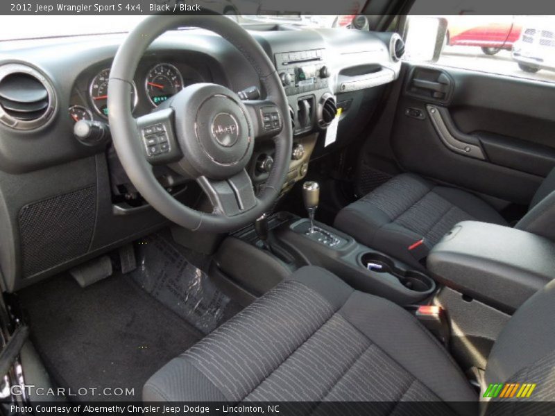  2012 Wrangler Sport S 4x4 Black Interior