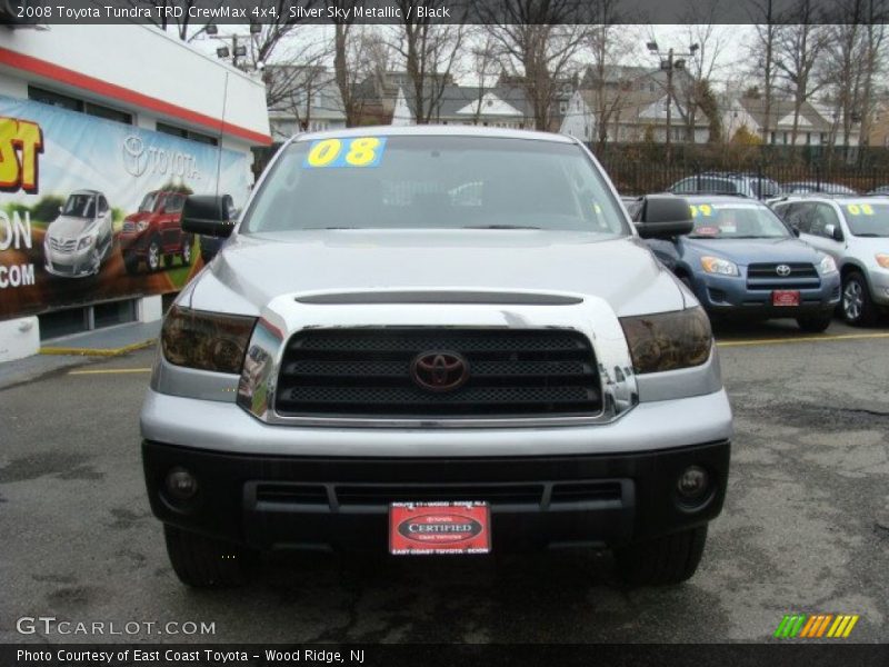 Silver Sky Metallic / Black 2008 Toyota Tundra TRD CrewMax 4x4