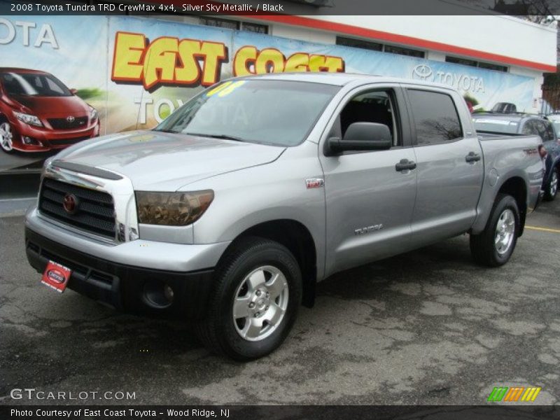 Silver Sky Metallic / Black 2008 Toyota Tundra TRD CrewMax 4x4