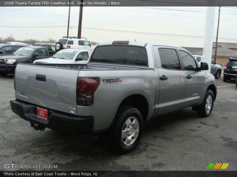 Silver Sky Metallic / Black 2008 Toyota Tundra TRD CrewMax 4x4