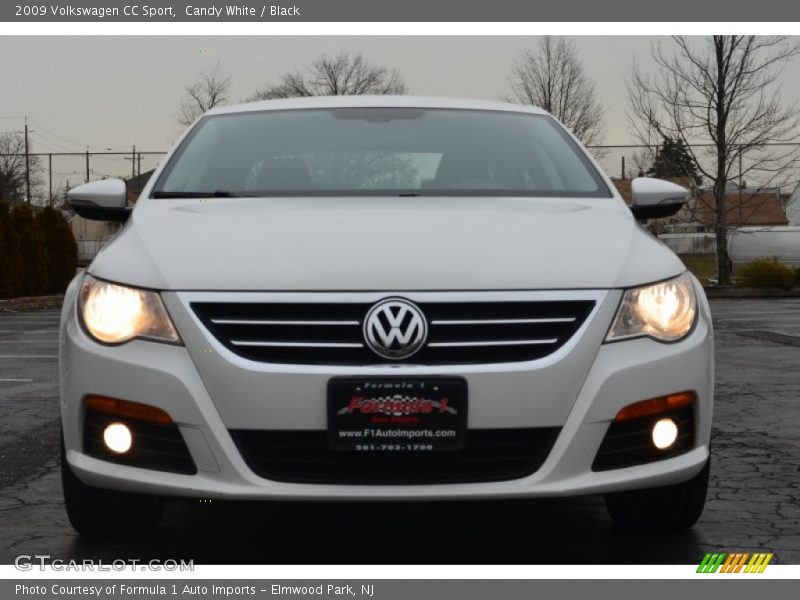 Candy White / Black 2009 Volkswagen CC Sport