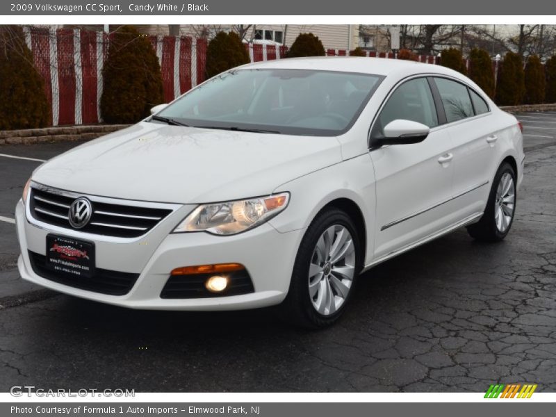 Candy White / Black 2009 Volkswagen CC Sport