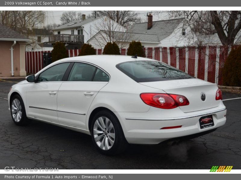 Candy White / Black 2009 Volkswagen CC Sport