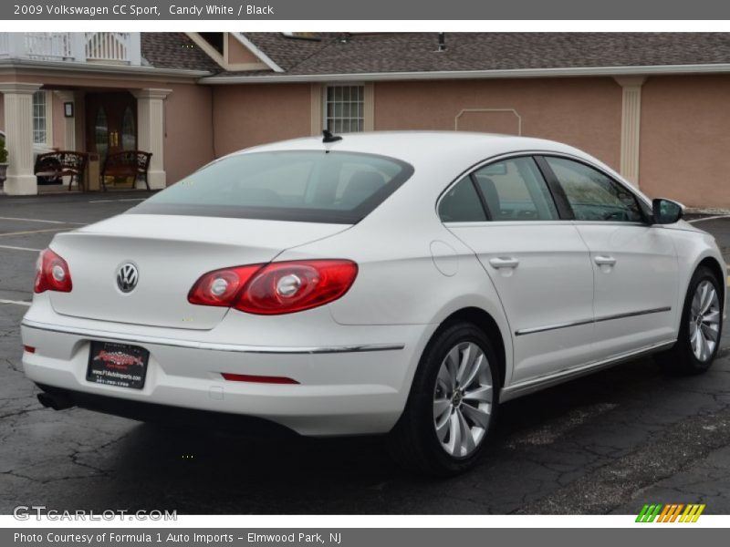 Candy White / Black 2009 Volkswagen CC Sport