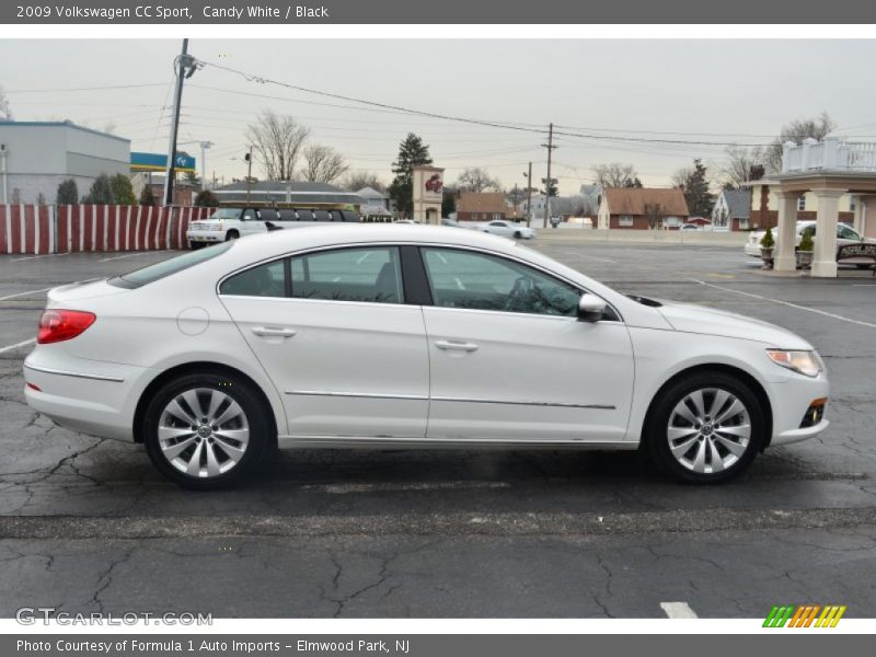 Candy White / Black 2009 Volkswagen CC Sport