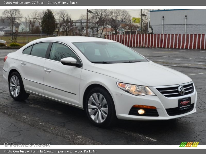 Candy White / Black 2009 Volkswagen CC Sport