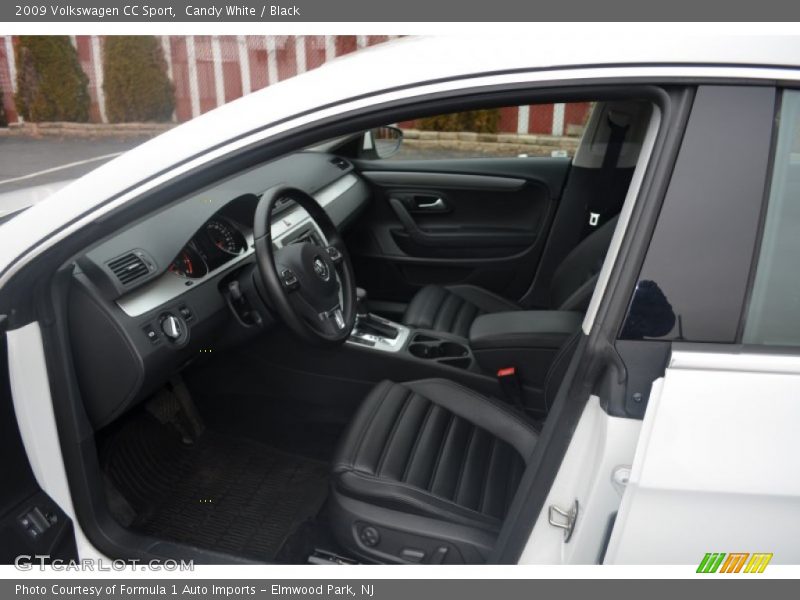 Candy White / Black 2009 Volkswagen CC Sport
