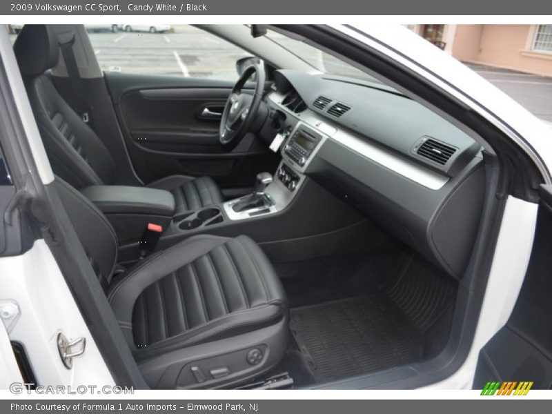 Candy White / Black 2009 Volkswagen CC Sport