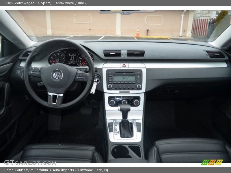 Candy White / Black 2009 Volkswagen CC Sport