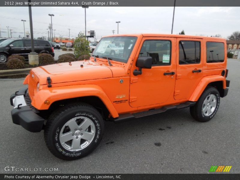 Front 3/4 View of 2012 Wrangler Unlimited Sahara 4x4