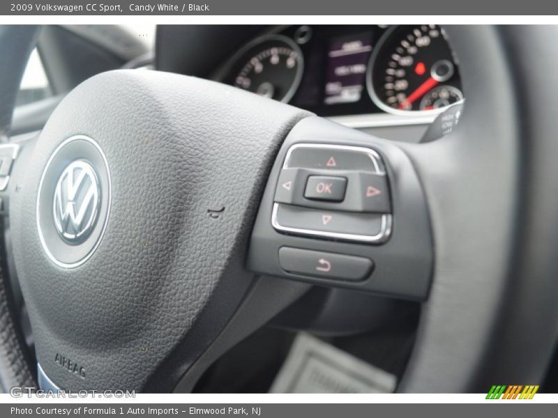 Candy White / Black 2009 Volkswagen CC Sport