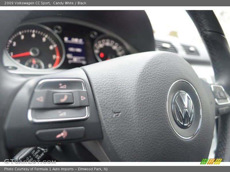 Candy White / Black 2009 Volkswagen CC Sport