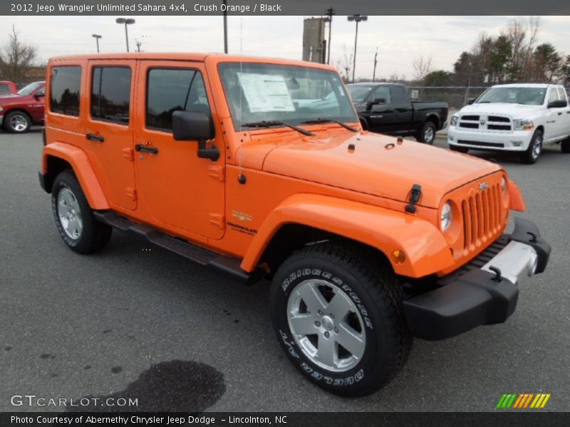  2012 Wrangler Unlimited Sahara 4x4 Crush Orange