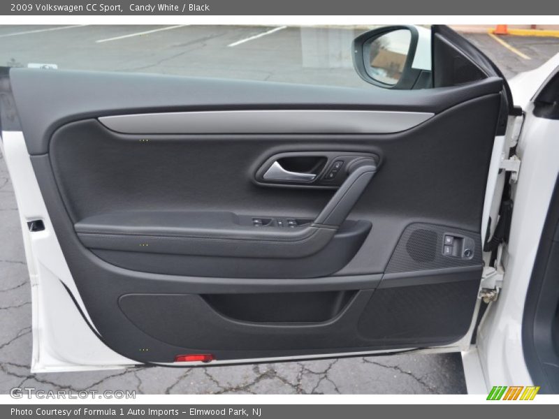 Candy White / Black 2009 Volkswagen CC Sport