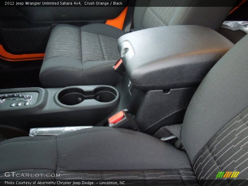 Crush Orange / Black 2012 Jeep Wrangler Unlimited Sahara 4x4