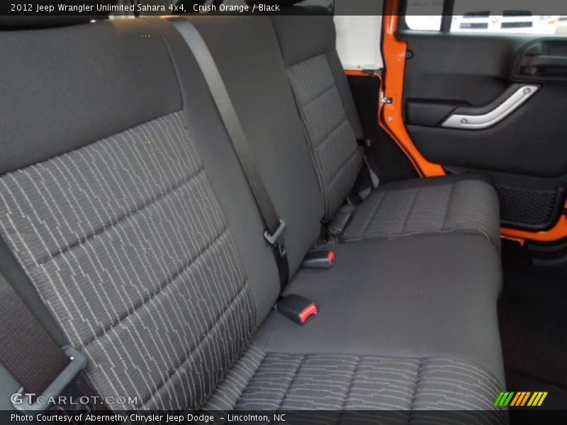 Crush Orange / Black 2012 Jeep Wrangler Unlimited Sahara 4x4