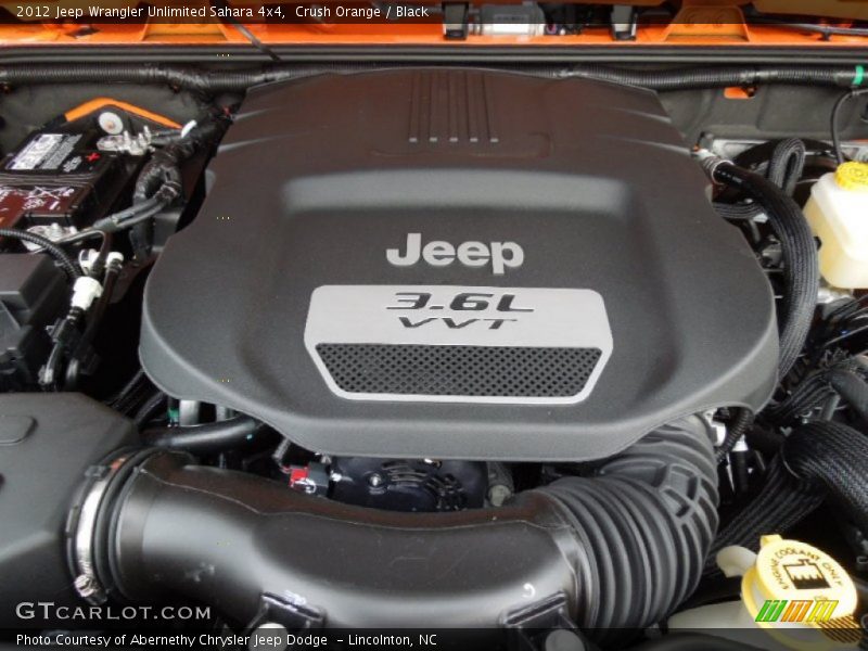 Crush Orange / Black 2012 Jeep Wrangler Unlimited Sahara 4x4
