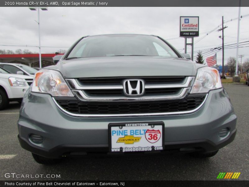 Opal Sage Metallic / Ivory 2010 Honda CR-V EX-L AWD