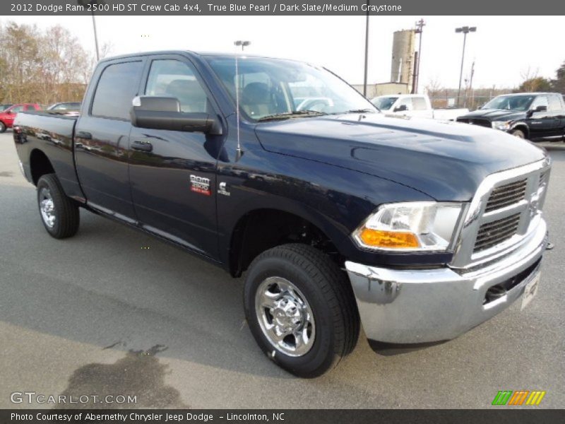 True Blue Pearl / Dark Slate/Medium Graystone 2012 Dodge Ram 2500 HD ST Crew Cab 4x4