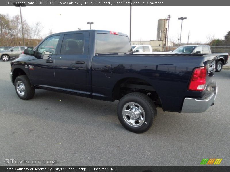 True Blue Pearl / Dark Slate/Medium Graystone 2012 Dodge Ram 2500 HD ST Crew Cab 4x4