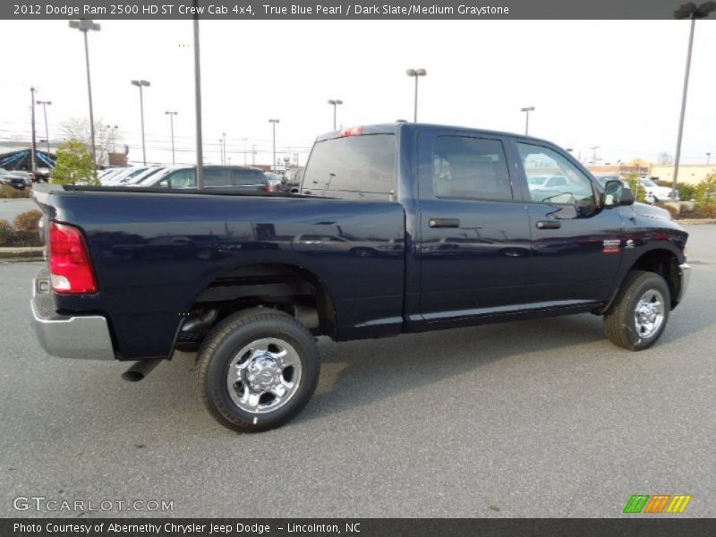True Blue Pearl / Dark Slate/Medium Graystone 2012 Dodge Ram 2500 HD ST Crew Cab 4x4