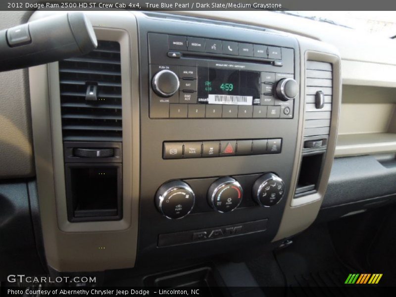 True Blue Pearl / Dark Slate/Medium Graystone 2012 Dodge Ram 2500 HD ST Crew Cab 4x4