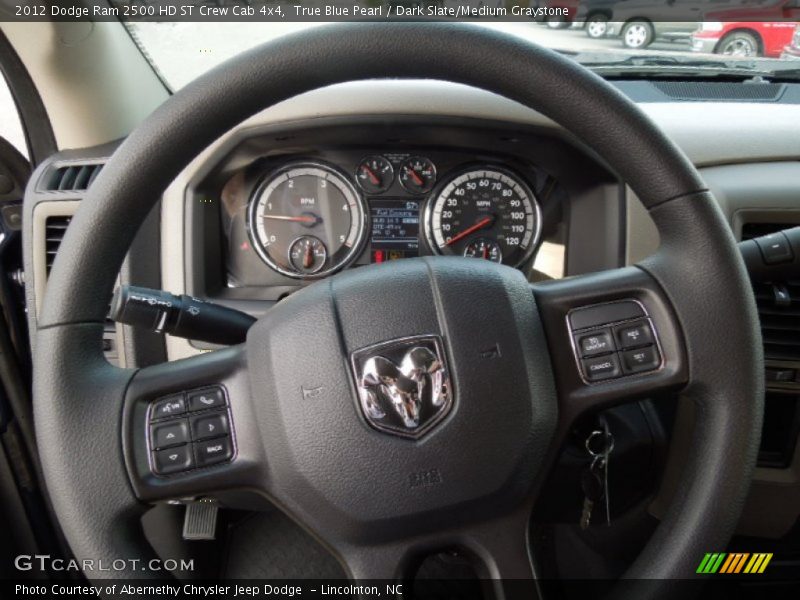 True Blue Pearl / Dark Slate/Medium Graystone 2012 Dodge Ram 2500 HD ST Crew Cab 4x4