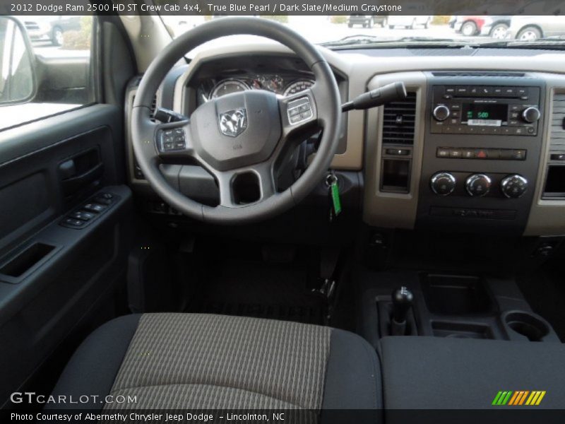 True Blue Pearl / Dark Slate/Medium Graystone 2012 Dodge Ram 2500 HD ST Crew Cab 4x4