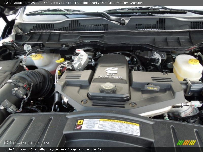 True Blue Pearl / Dark Slate/Medium Graystone 2012 Dodge Ram 2500 HD ST Crew Cab 4x4