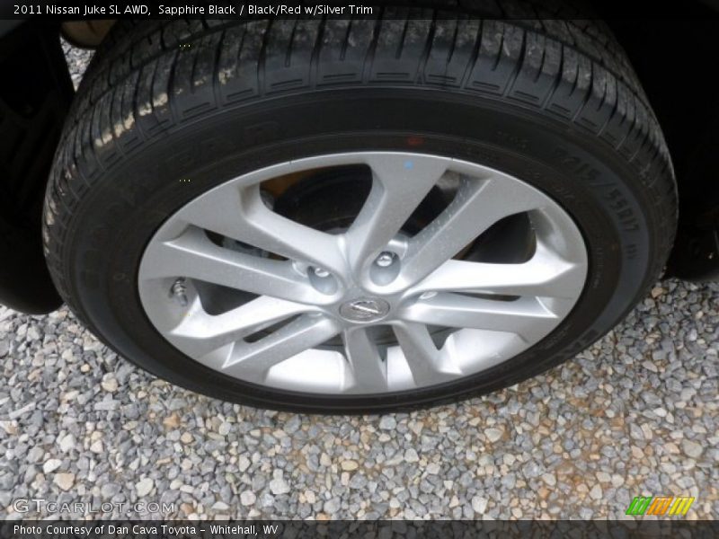 Sapphire Black / Black/Red w/Silver Trim 2011 Nissan Juke SL AWD