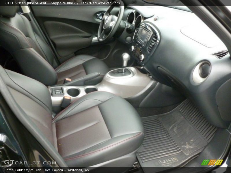 Sapphire Black / Black/Red w/Silver Trim 2011 Nissan Juke SL AWD