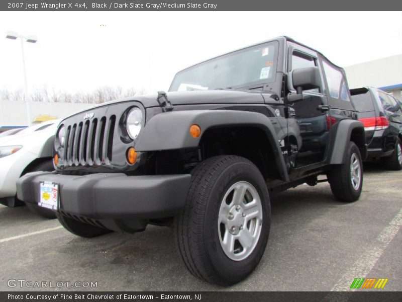Black / Dark Slate Gray/Medium Slate Gray 2007 Jeep Wrangler X 4x4