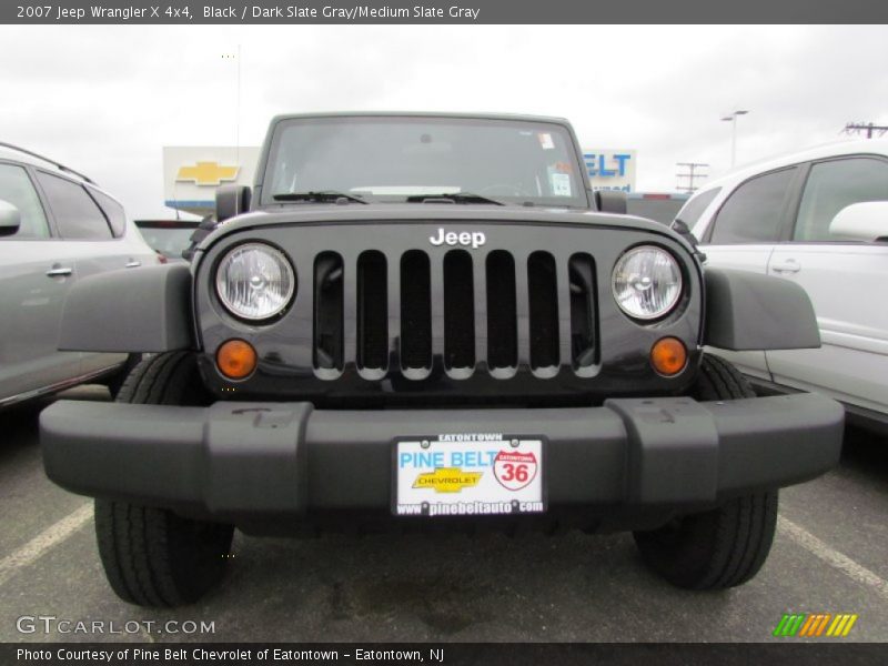 Black / Dark Slate Gray/Medium Slate Gray 2007 Jeep Wrangler X 4x4