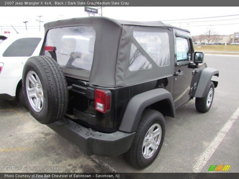 Black / Dark Slate Gray/Medium Slate Gray 2007 Jeep Wrangler X 4x4