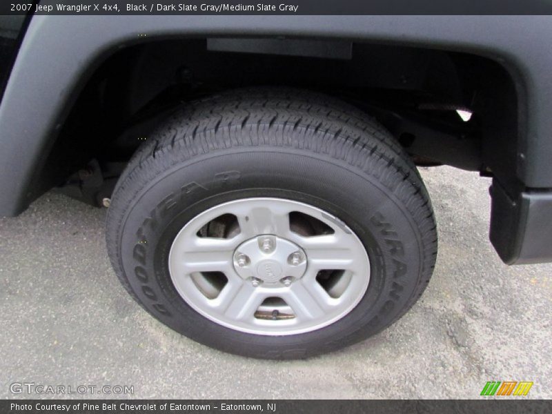 Black / Dark Slate Gray/Medium Slate Gray 2007 Jeep Wrangler X 4x4