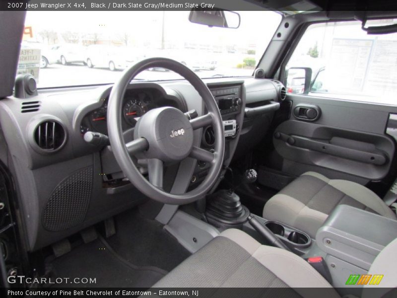 Black / Dark Slate Gray/Medium Slate Gray 2007 Jeep Wrangler X 4x4