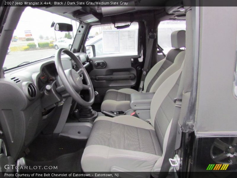 Black / Dark Slate Gray/Medium Slate Gray 2007 Jeep Wrangler X 4x4