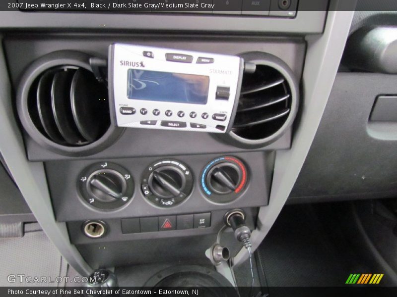 Black / Dark Slate Gray/Medium Slate Gray 2007 Jeep Wrangler X 4x4