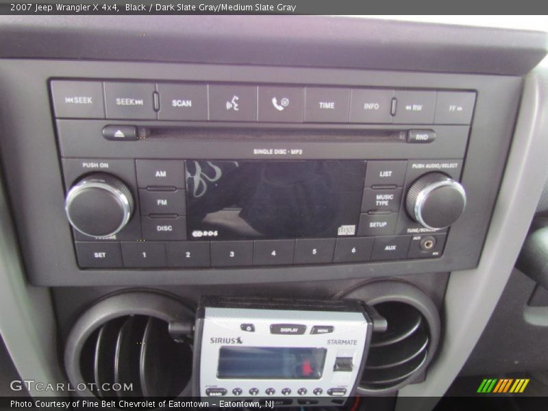 Black / Dark Slate Gray/Medium Slate Gray 2007 Jeep Wrangler X 4x4