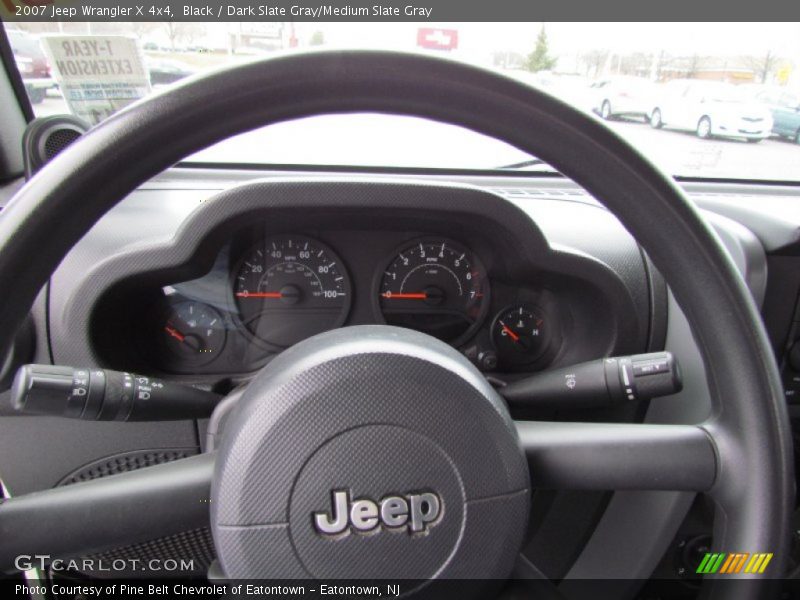 Black / Dark Slate Gray/Medium Slate Gray 2007 Jeep Wrangler X 4x4
