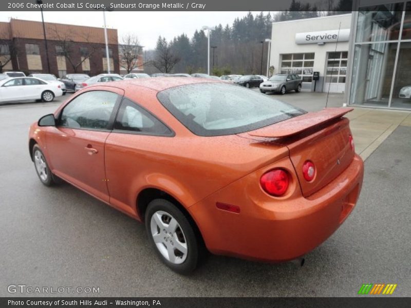 Sunburst Orange Metallic / Gray 2006 Chevrolet Cobalt LS Coupe